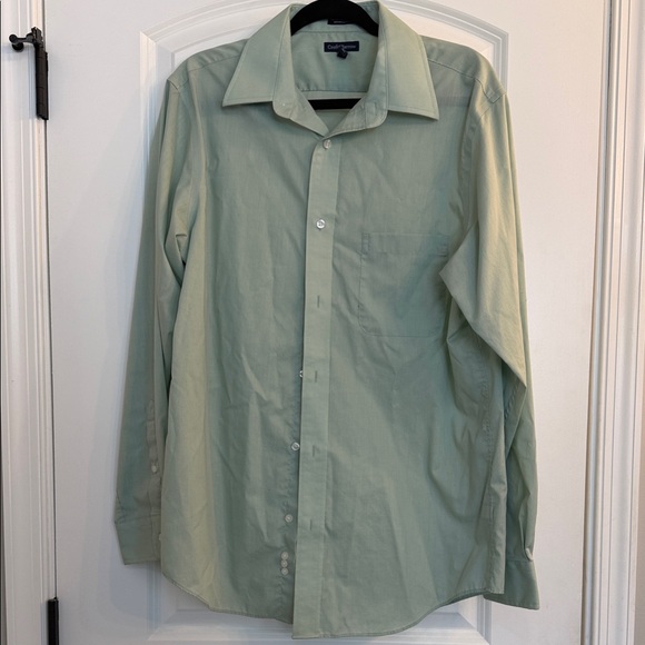 Croft & Barrow Green Dress Shirt - Picture 2 of 5